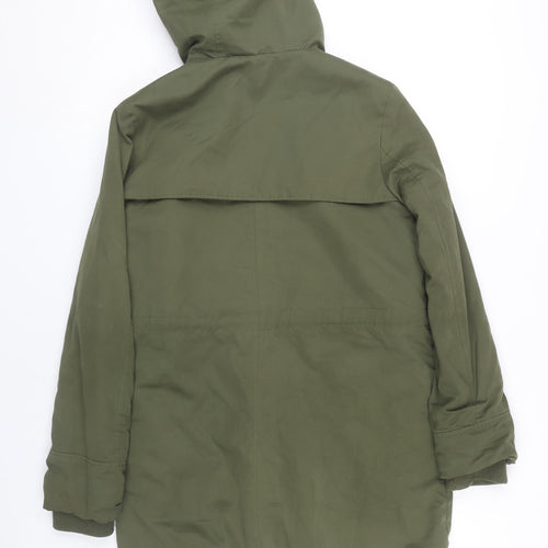 John Lewis Women's Green Parka Long Coat