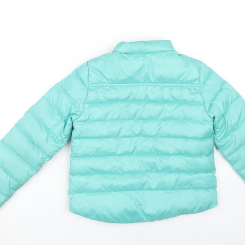Crewcuts Girls Blue Puffer Jacket Size 8
