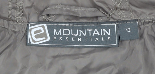 Mountain Essentials Women’s Brown Anorak Jacket Size 12