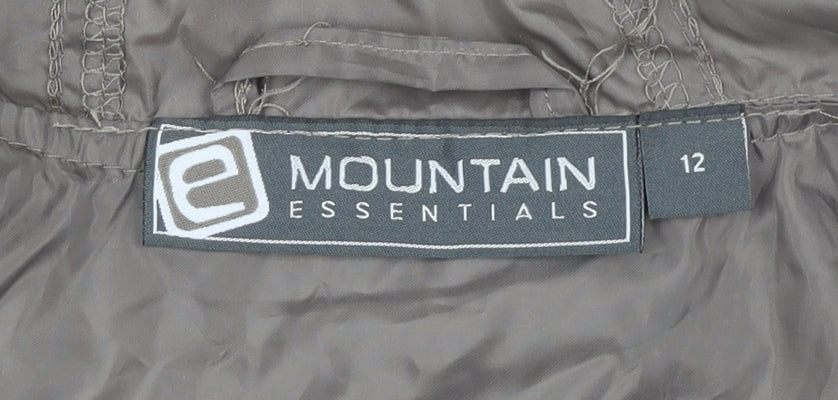 Mountain Essentials Women’s Brown Anorak Jacket Size 12