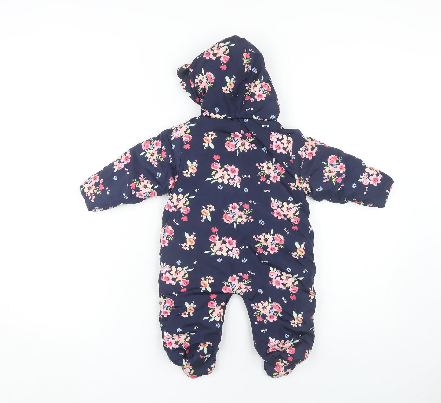 Bonito Unisex Multicoloured Floral Snowsuit 3-6 Months