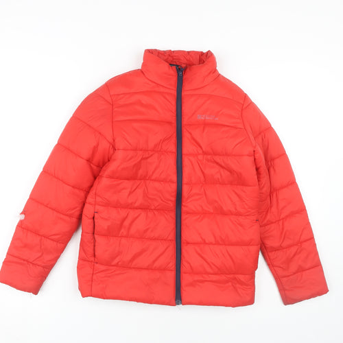 Mountain Warehouse Boys Red Puffer Jacket 9-10 Yrs Water Resistant