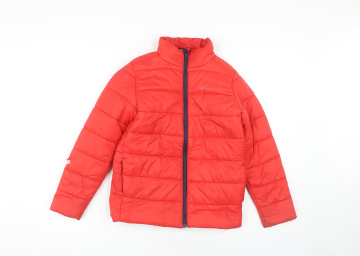 Mountain Warehouse Boys Red Puffer Jacket 9-10 Yrs Water Resistant