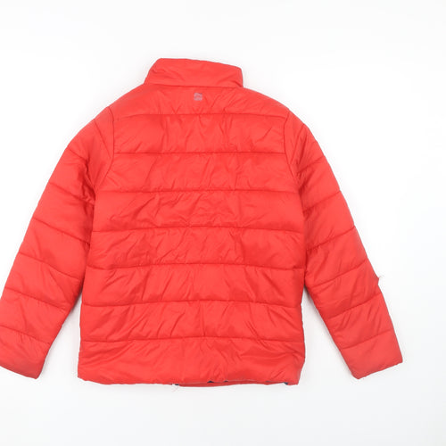 Mountain Warehouse Boys Red Puffer Jacket 9-10 Yrs Water Resistant