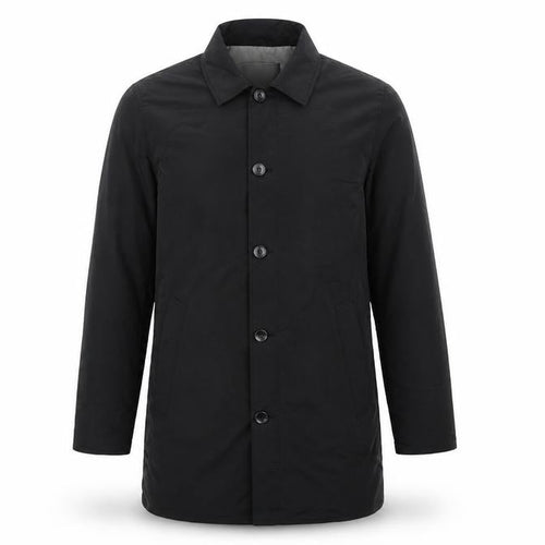 Brave Soul Men's Black Overcoat Size S Casual Wear
