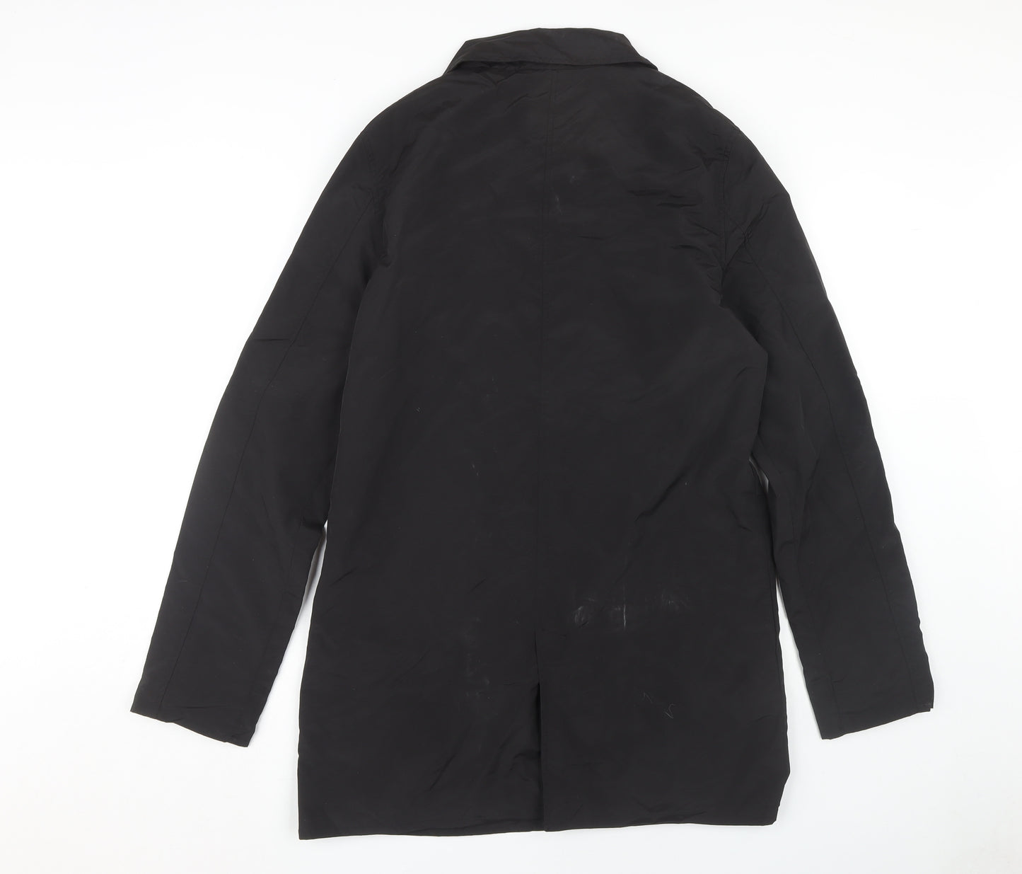 Brave Soul Men's Black Overcoat Size S Casual Wear