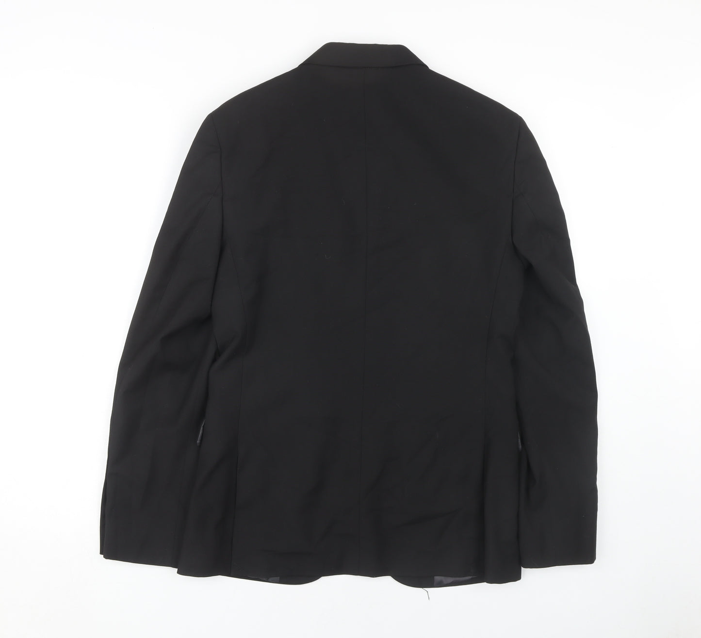 Moss London Men's Black Slim Fit Blazer Size 36R
