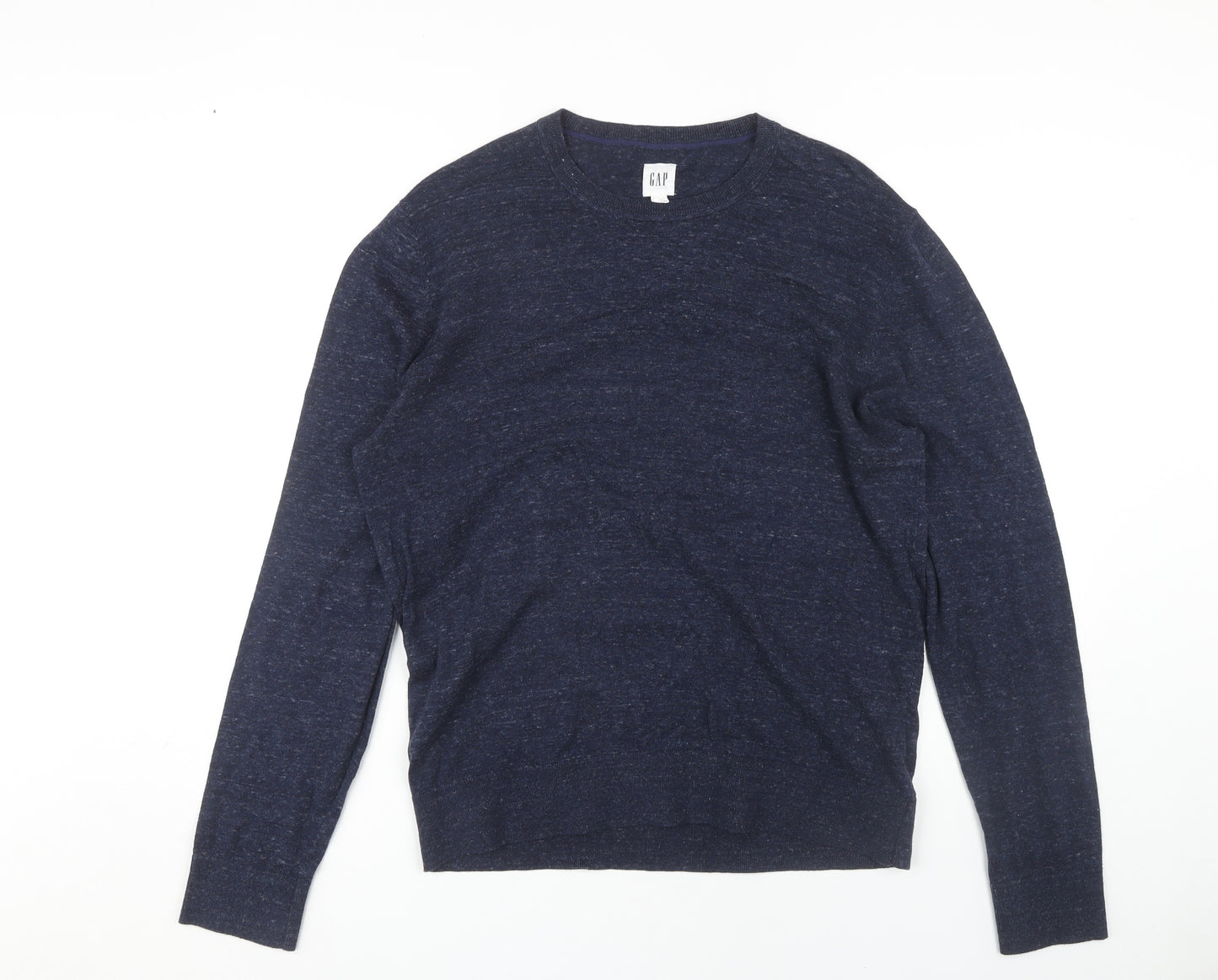 GAP Men's Blue Size M Cotton Pullover Jumper