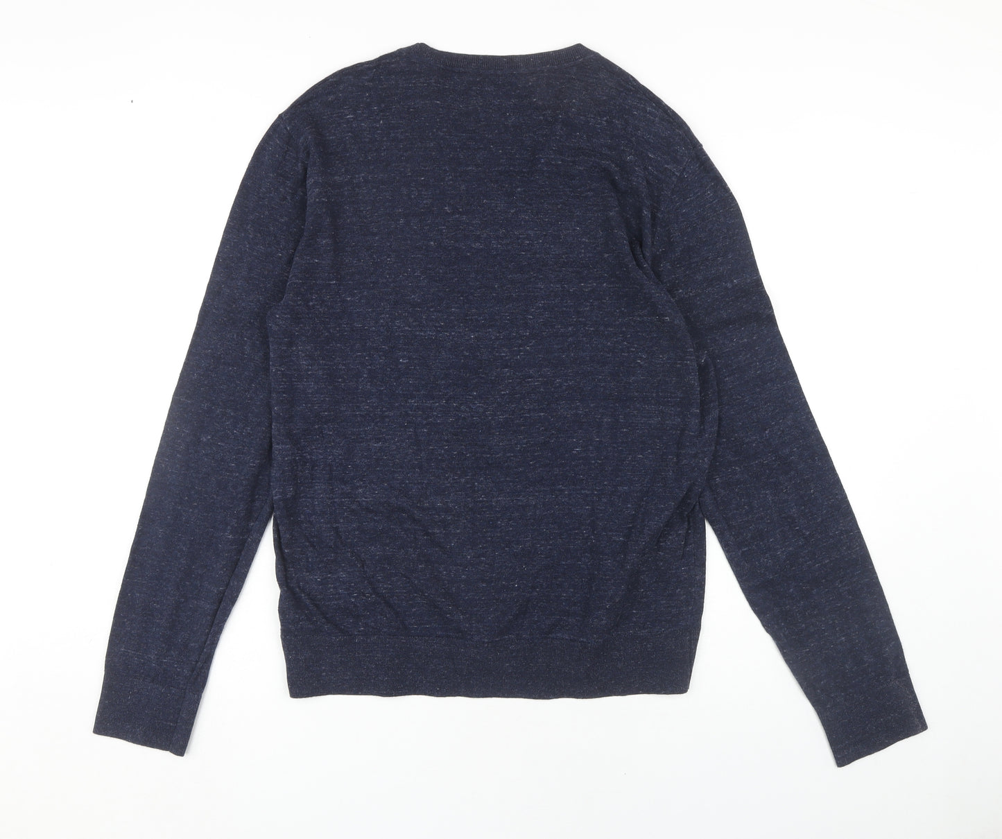 GAP Men's Blue Size M Cotton Pullover Jumper