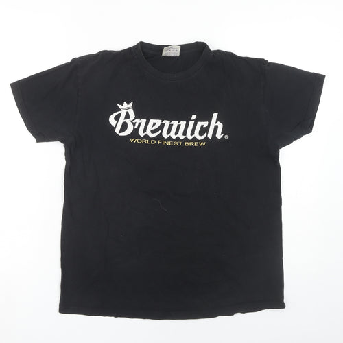 Four Square Men's Black Medium Logo T-Shirt