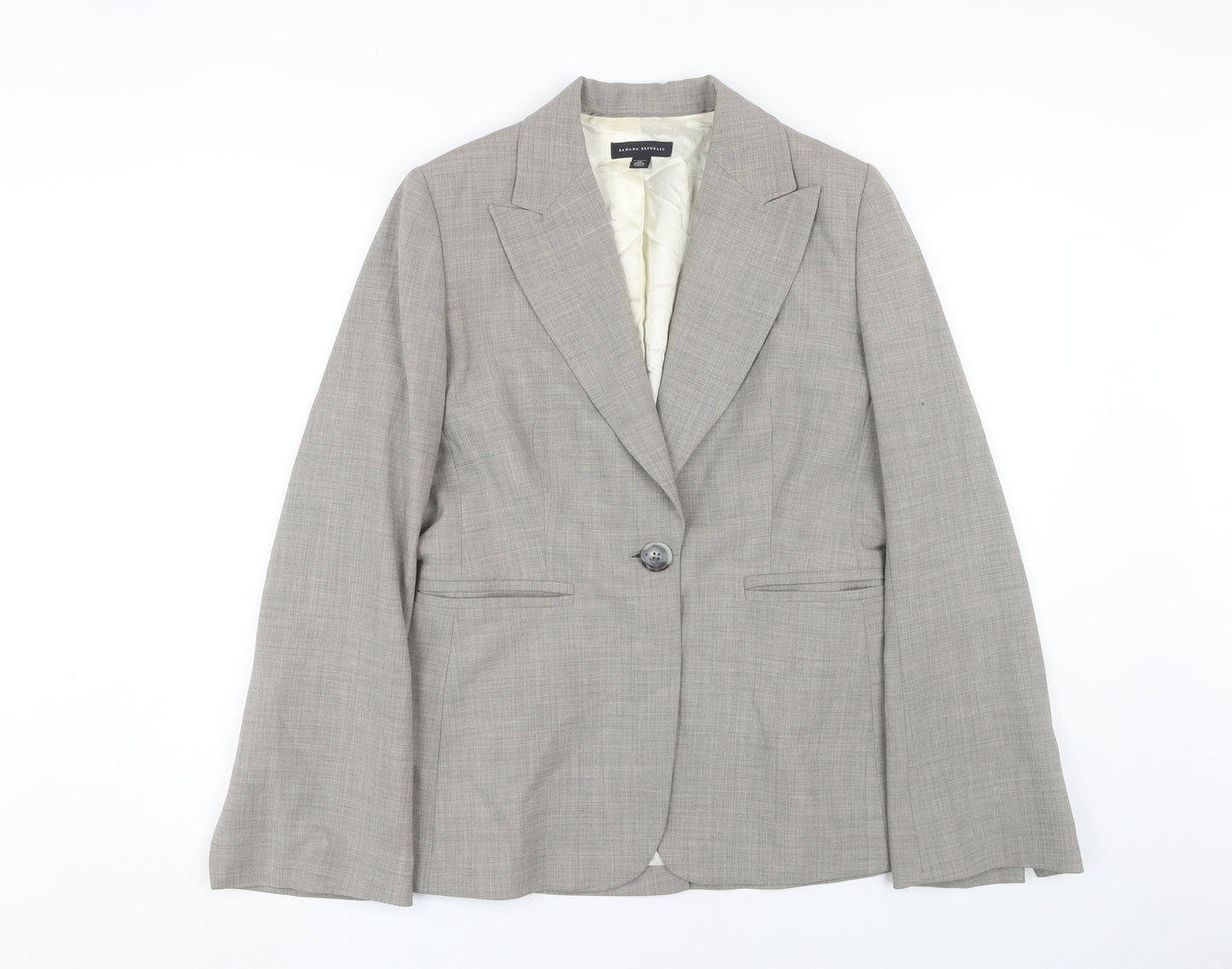 Banana Republic Women’s Grey Blazer Size 10