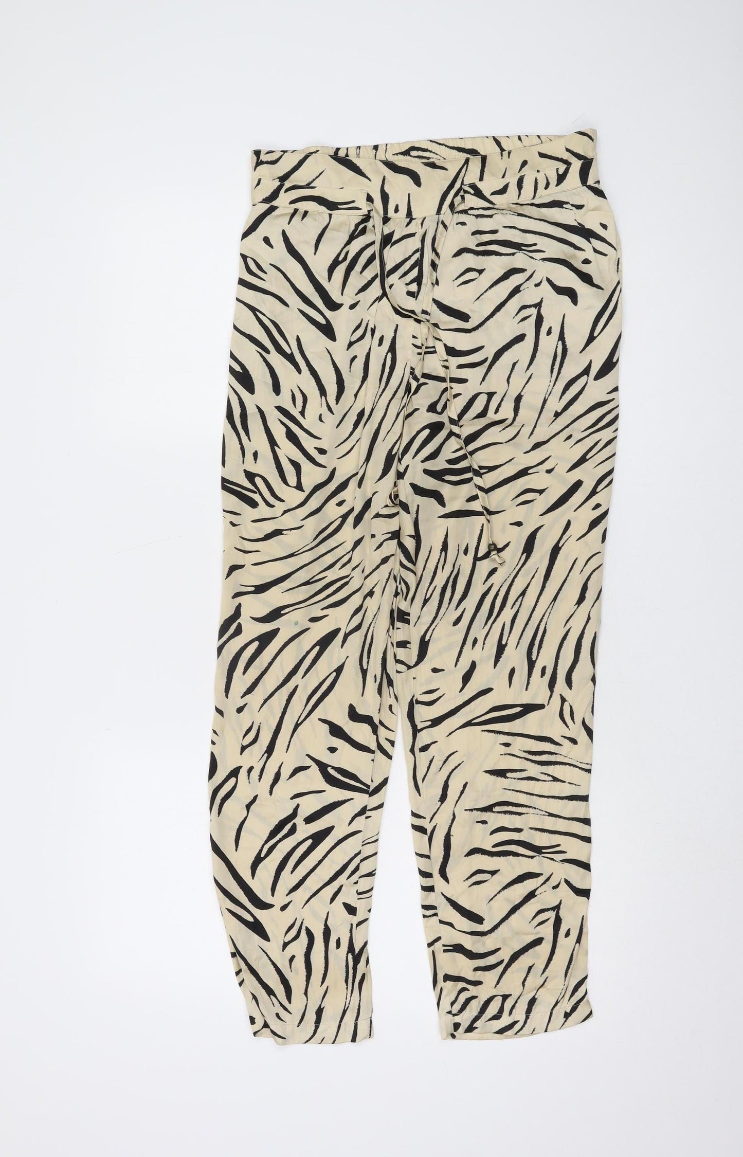 Marks and Spencer Women’s Jogger Trousers, Size 8, Animal Print