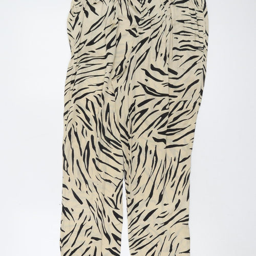 Marks and Spencer Women’s Jogger Trousers, Size 8, Animal Print