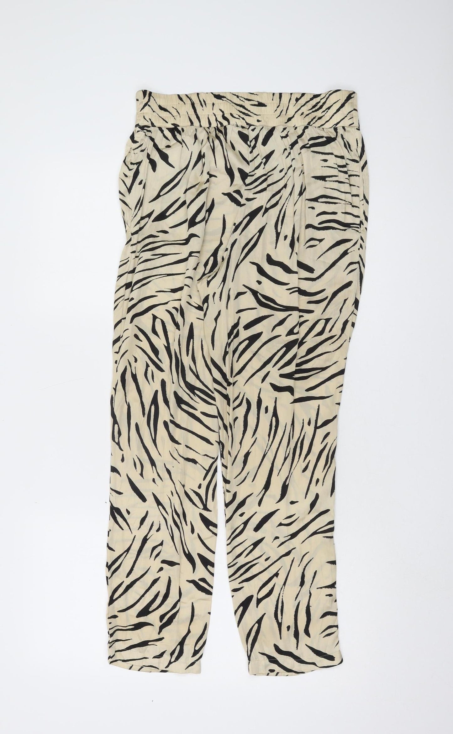 Marks and Spencer Women’s Jogger Trousers, Size 8, Animal Print