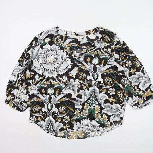Next Women's Multicoloured Floral Blouse UK 12