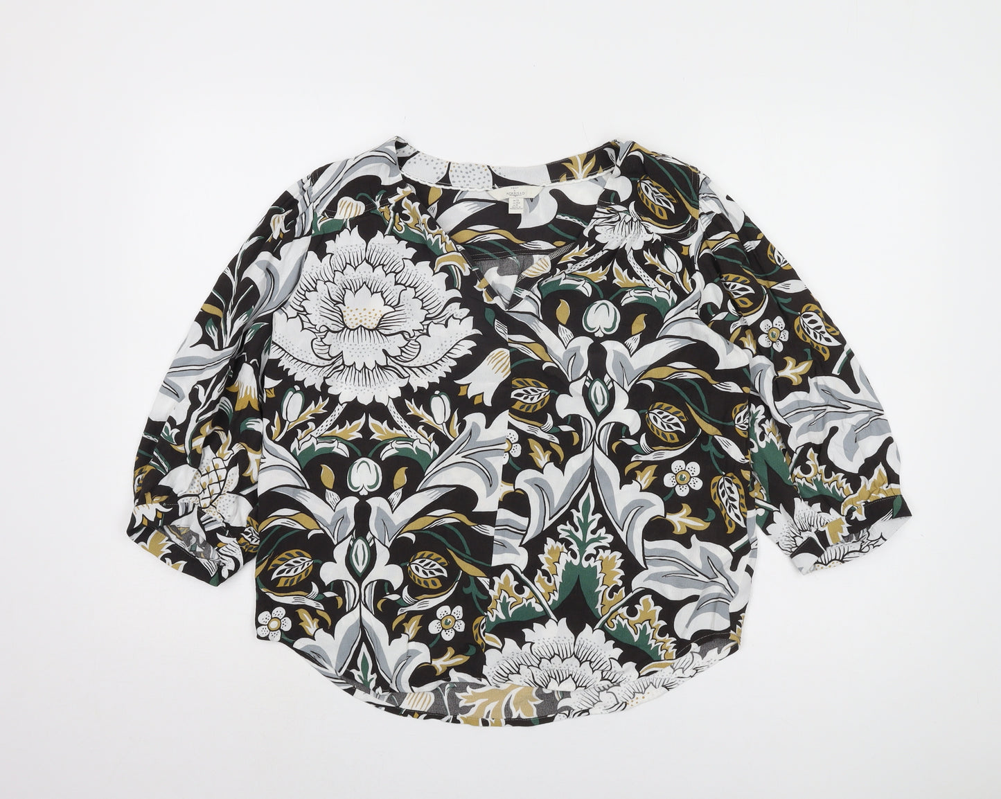 Next Women's Multicoloured Floral Blouse UK 12