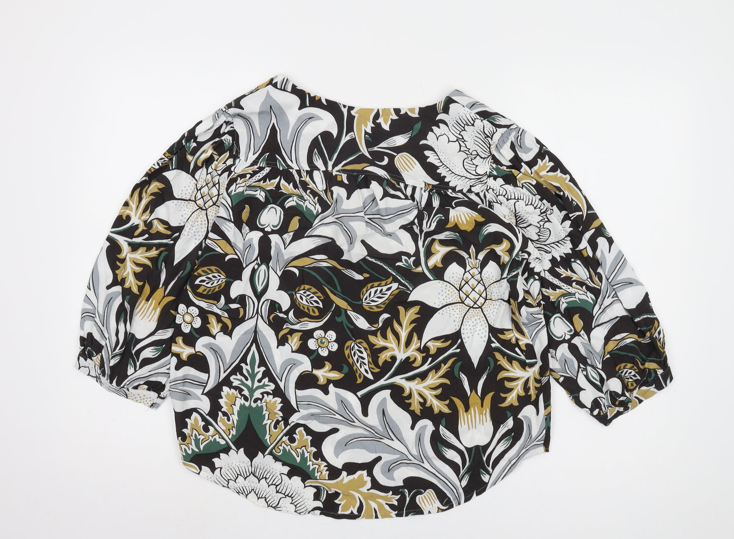 Next Women's Multicoloured Floral Blouse UK 12