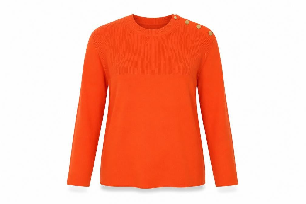 Front view of Marks & Spencer Women’s Orange jumper M