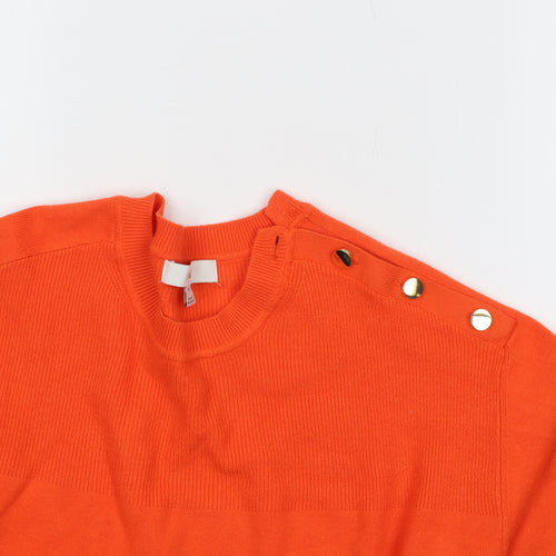 Marks and Spencer Women’s Orange Pullover Jumper M
