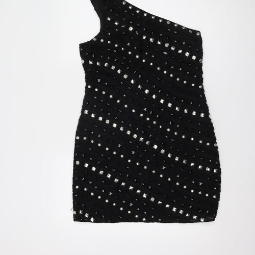 Warehouse Women’s Black Bodycon Dress UK 12