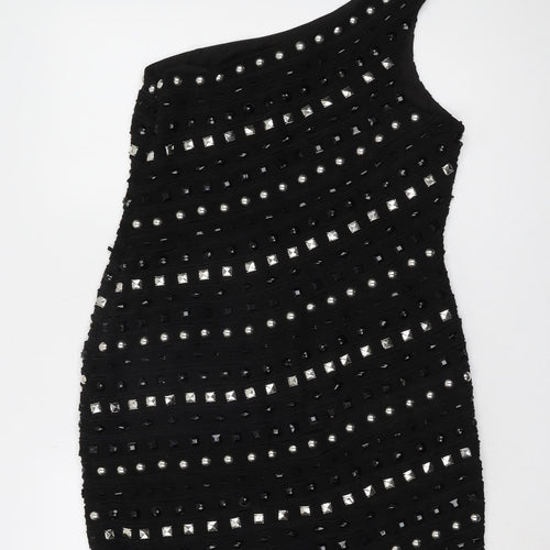 Warehouse Women’s Black Bodycon Dress UK 12