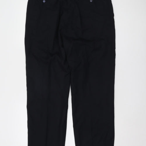 Moorcroft Men's Black Trousers Size 36 S
