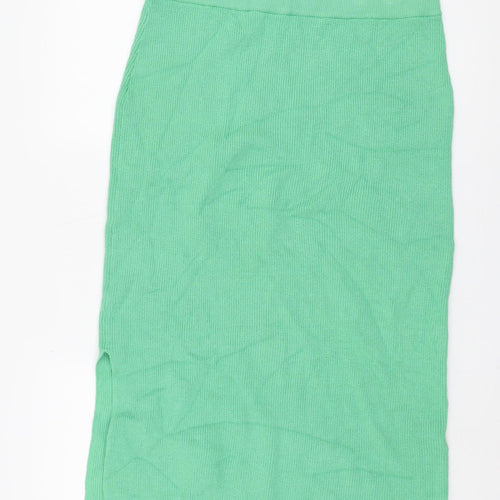 Marks and Spencer Women's Green Knit Skirt L