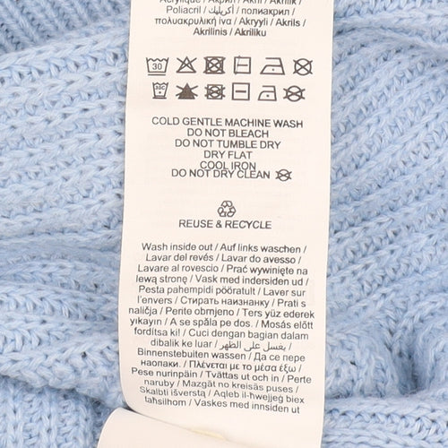 VILA Women's Blue Pullover Jumper - Size S