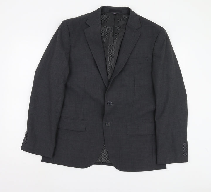 Marks and Spencer Men's Grey Suit Jacket, Size 40S