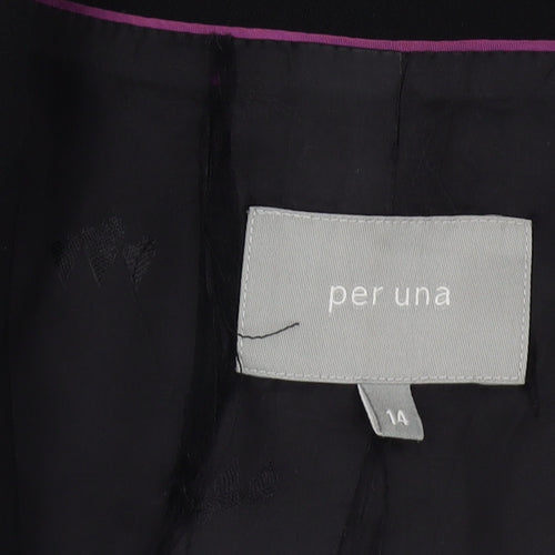 Per Una Women’s Black Blazer Size 14 Business Suit