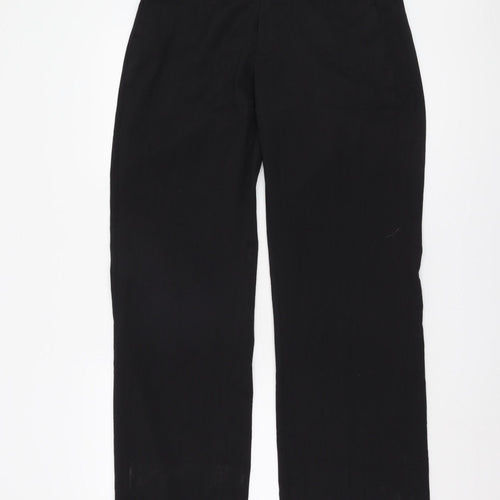 WE Women's Black Straight Trousers Size 12