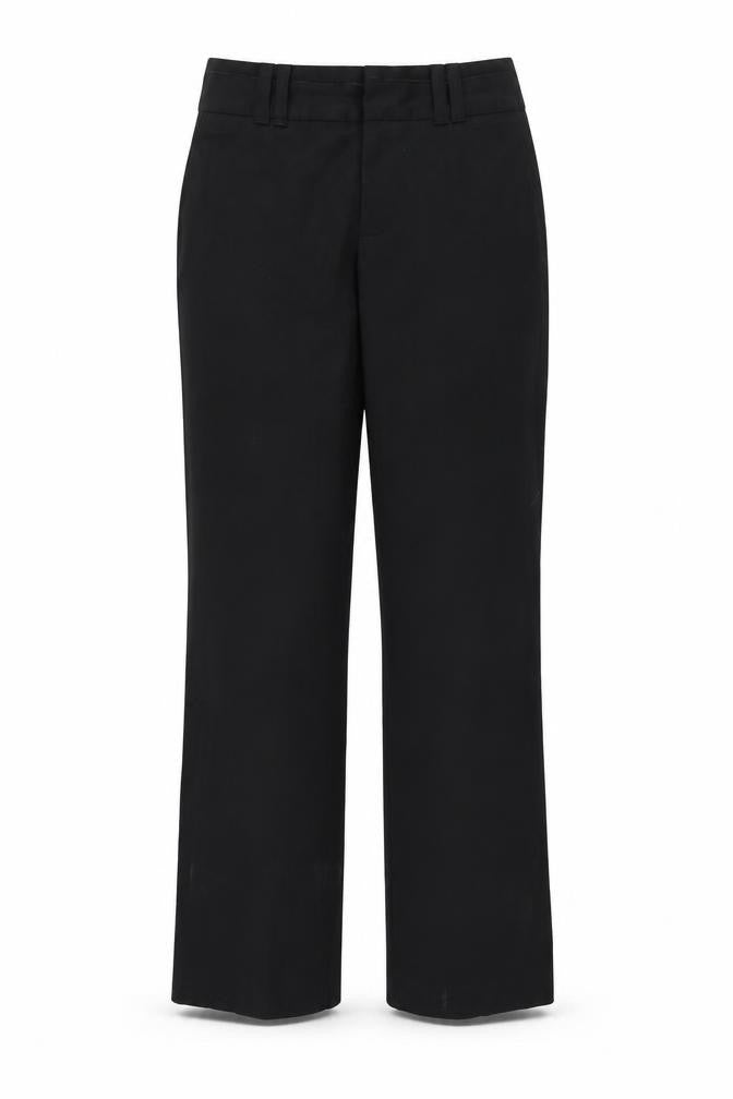 Front view of WE Women's Black Straight Trousers, size 12