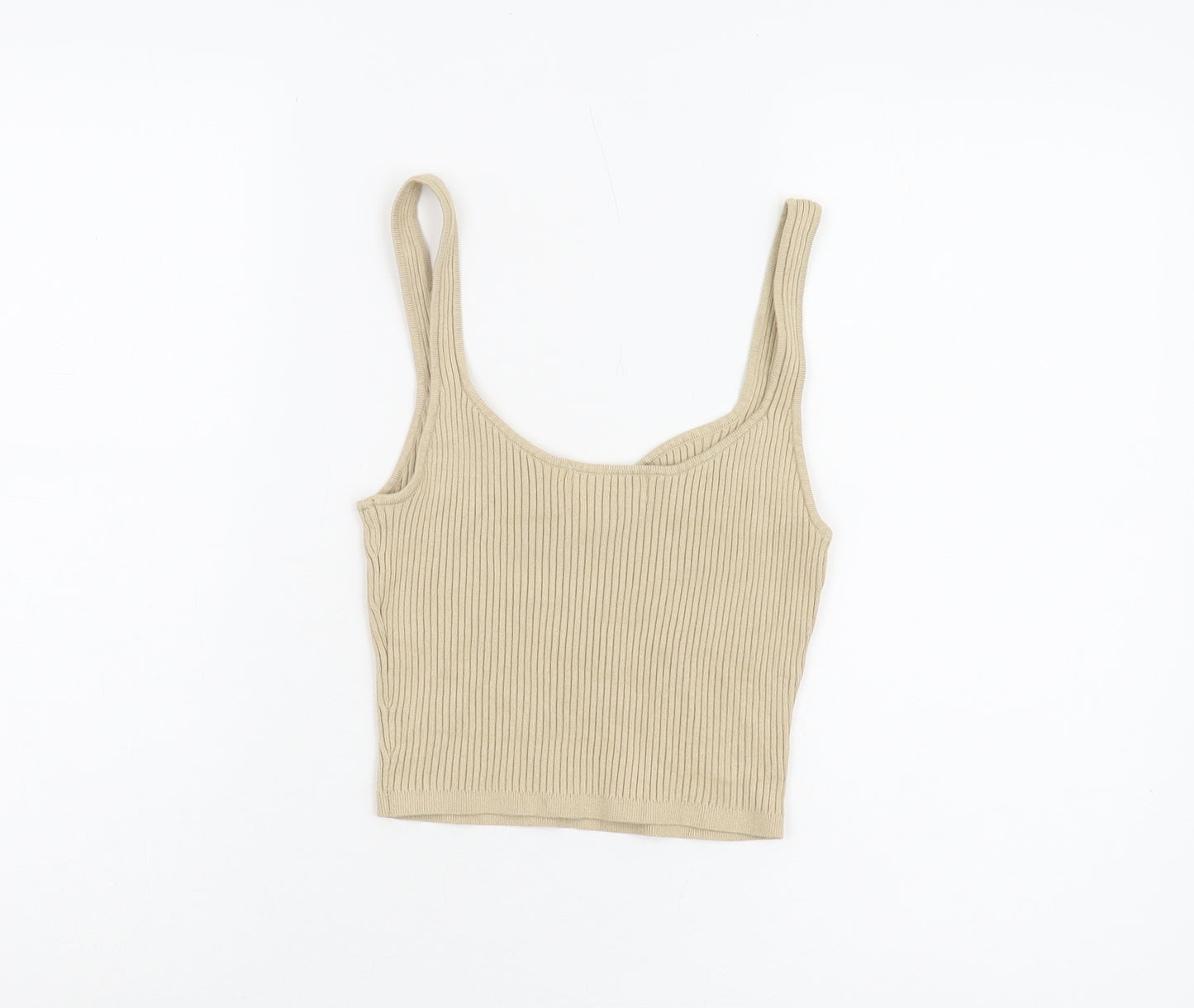 H&M Women's Beige Camisole Tank Top, XS