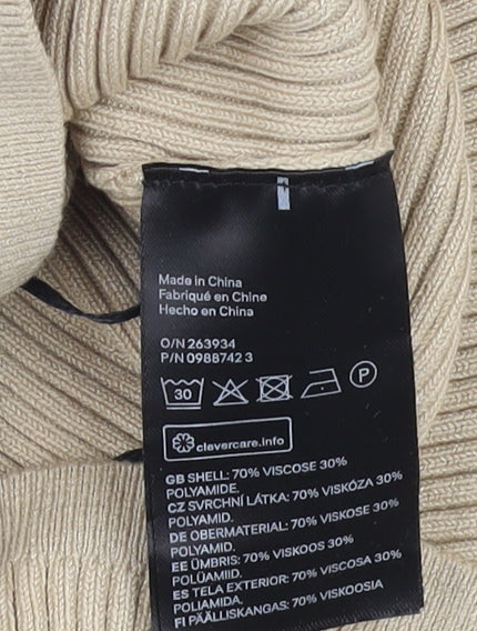 H&M Women's Beige Camisole Tank Top, XS