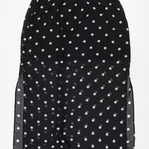 H&M Women's Black Polka Dot Skirt, XL