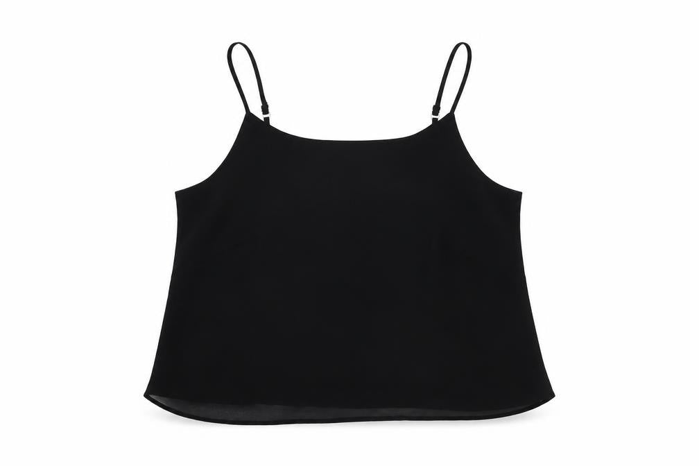 Front view of Fosby Design Women's Black Camisole Regular, size 18