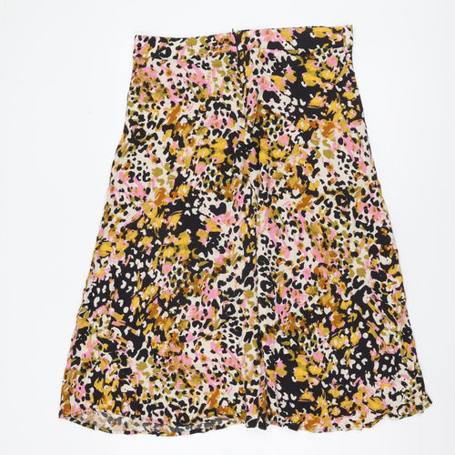 JDY Women's Multicoloured Animal Print Skirt Size 16