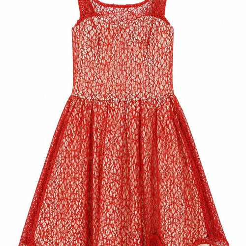 Chi Chi London Women's Red A-Line Party Dress, Size 8