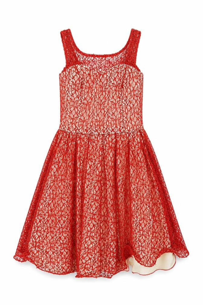 Chi Chi London Women's Red A-Line Party Dress, Size 8