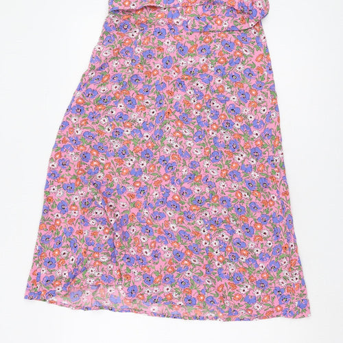 Nobody's Child Women's Floral Midi Skirt, Size 8