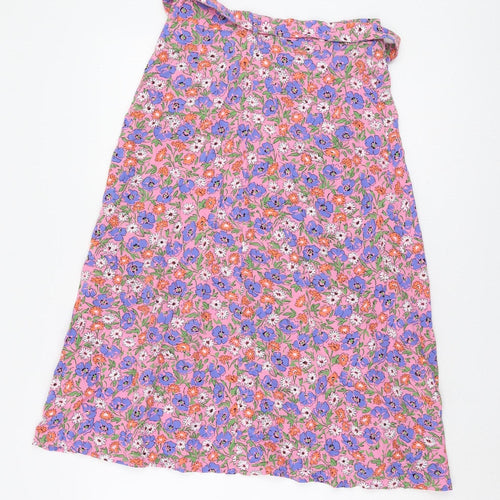 Nobody's Child Women's Floral Midi Skirt, Size 8