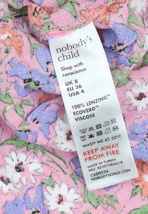 Nobody's Child Women's Floral Midi Skirt, Size 8