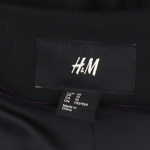 H&M Women's Black Blazer UK Size 12