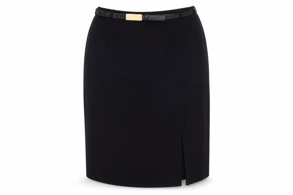 Front view of Personal Choice Women's Black Pencil Skirt, size 20
