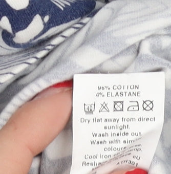 River Island Women's Blue Shift Dress Size 14