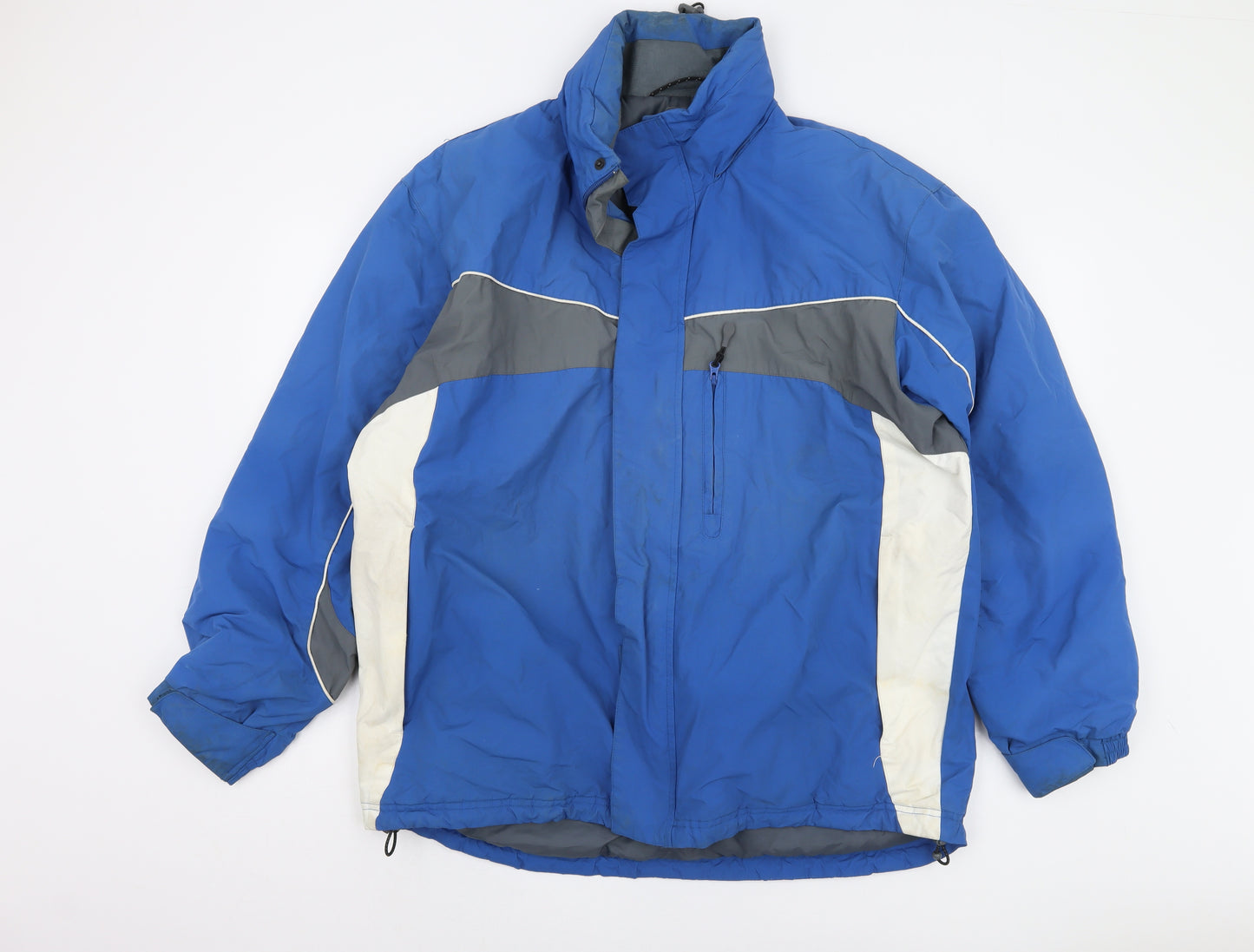 Marks and Spencer Men's Blue Puffer Jacket L Casual