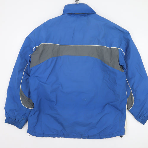 Marks and Spencer Men's Blue Puffer Jacket L Casual