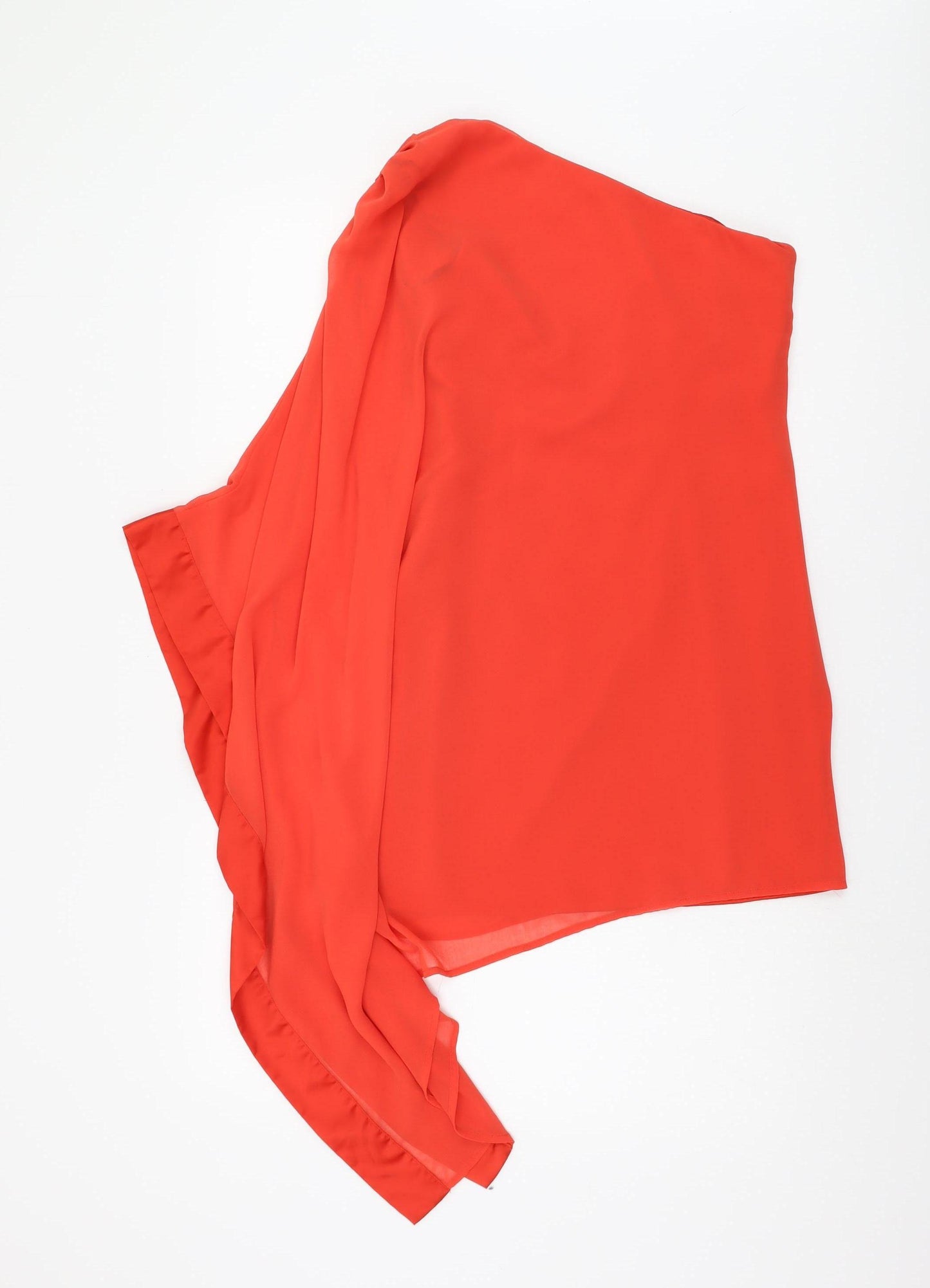 Lipsy Women's Red One Cape Shoulder Dress