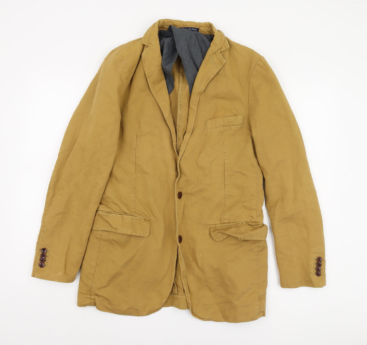 Lands' End Men's Brown Blazer, Size 38R, Classic Style