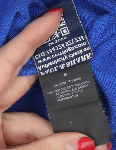 Paul & Shark Blue Cotton Pullover Men's Jumper M